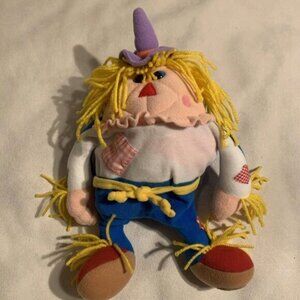 Play Group 1985 Inc Scarecrow Orange Lion Reversible Plush The Wizard Of Oz​​​​​